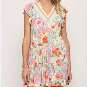 Fate Multicolor Floral Garment